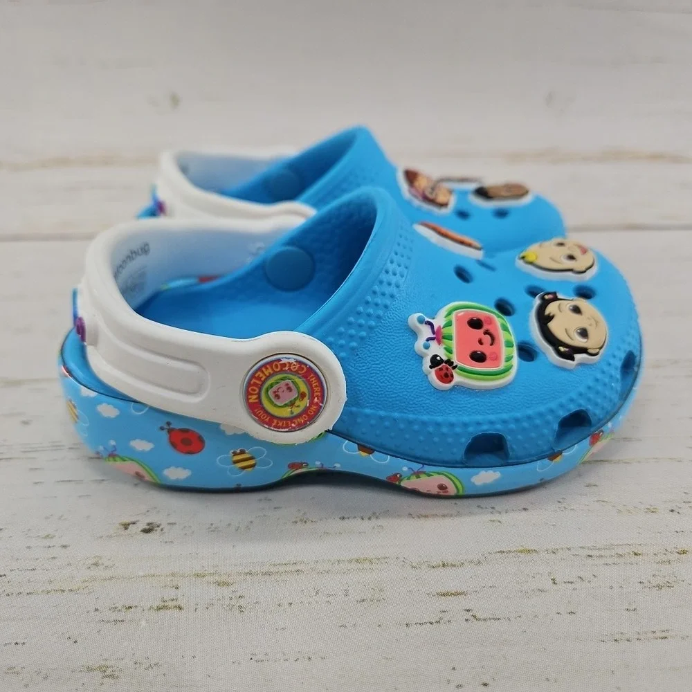 Crocs Toddlers Classic Cocomelon Clogs Electric‎ Blue Size C5 208851